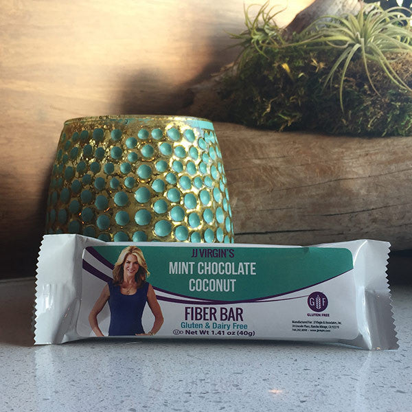 Mint Chocolate Coconut Fiber Bars - Box of 12