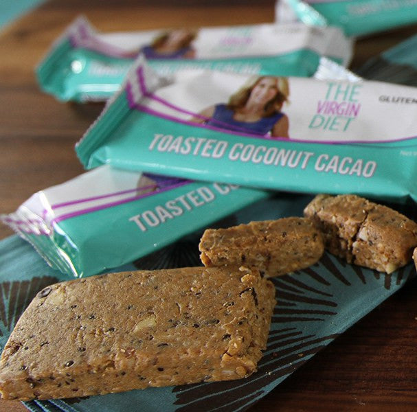 Toasted Coconut Cacao Virgin Diet Bars - Box of 12